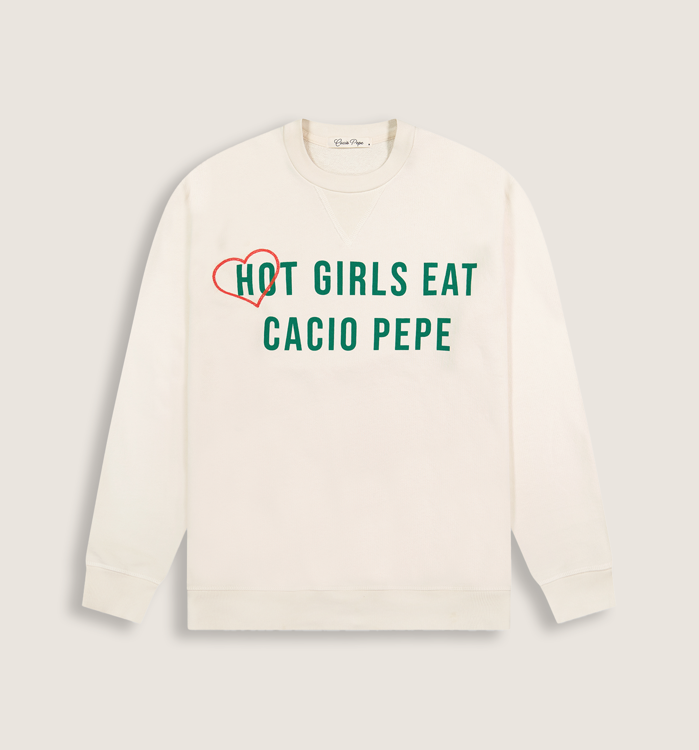 Hot Girls Eat Cacio Pepe Crewneck Sweatshirt Pasta