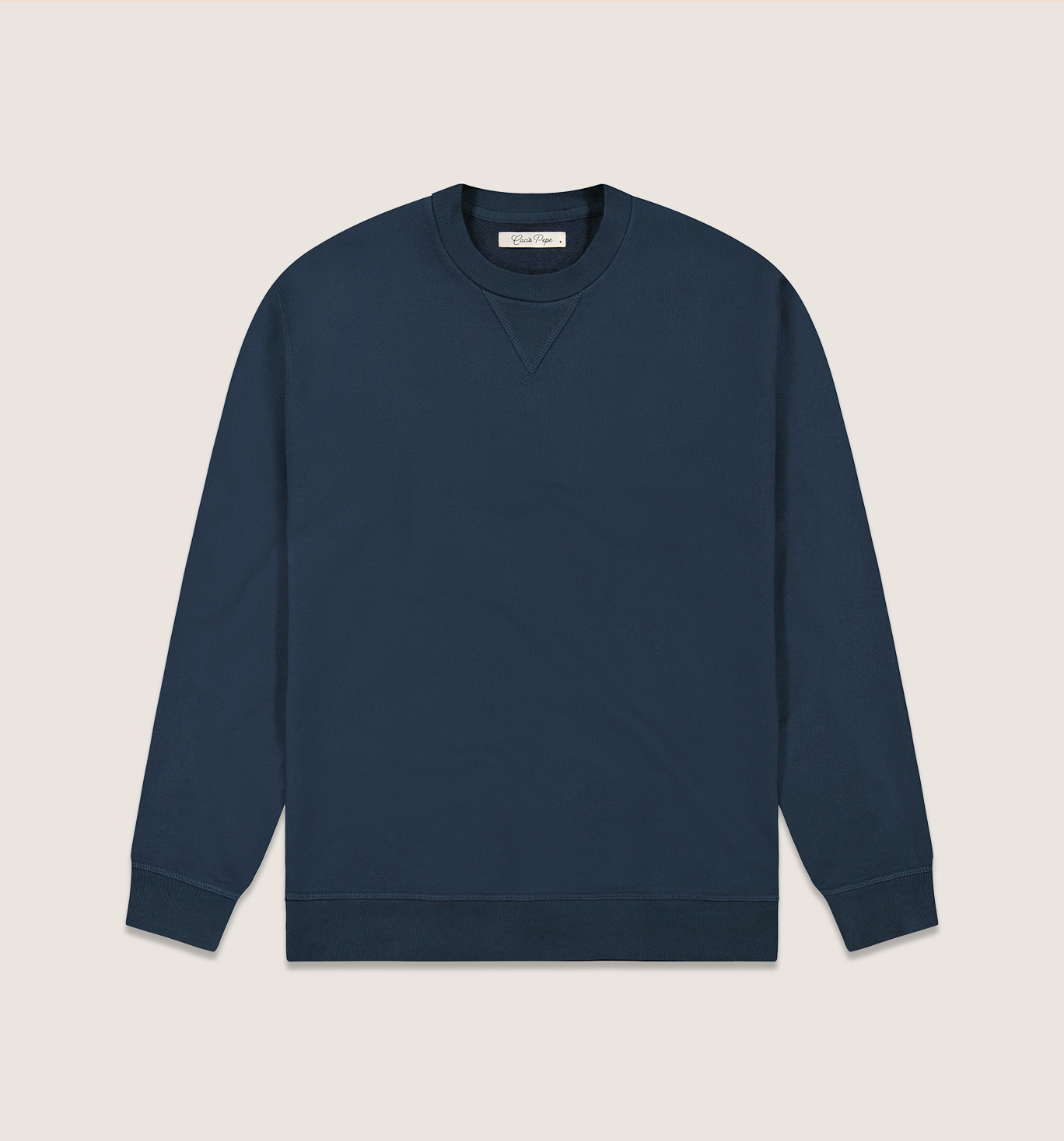 Organic Cotton Crew Sweatshirt Marina