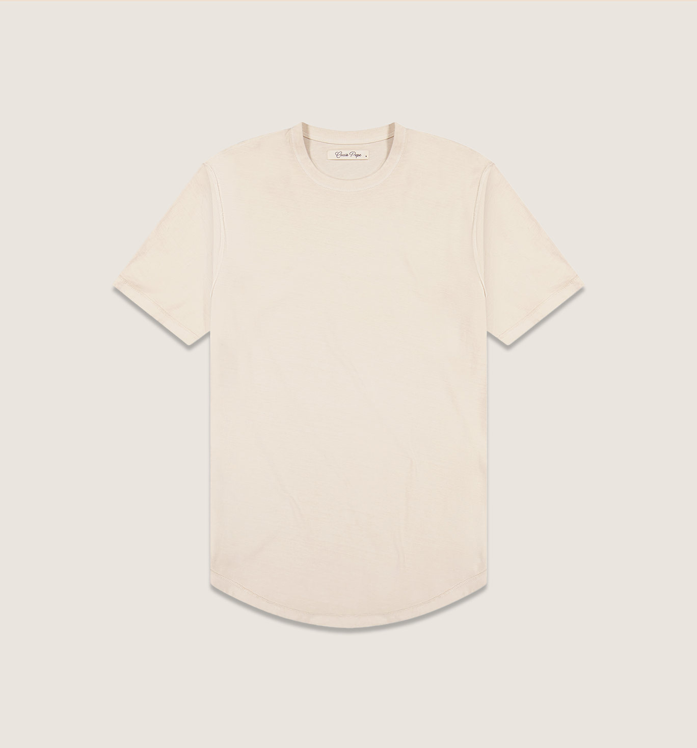 Organic Cotton Inside Out Camisa Crew Pasta