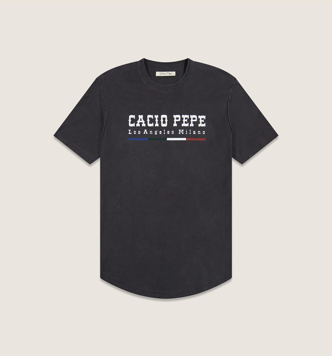 Organic Cotton Go West Camisa Crew Black