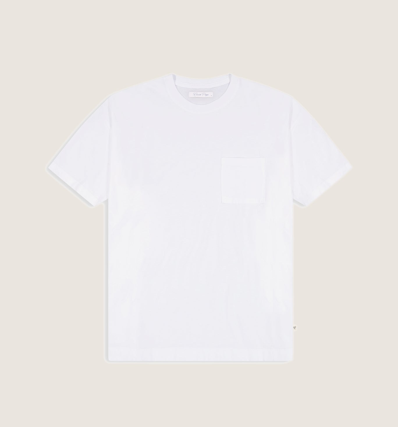 Organic Cotton 89 Pkt Crew White