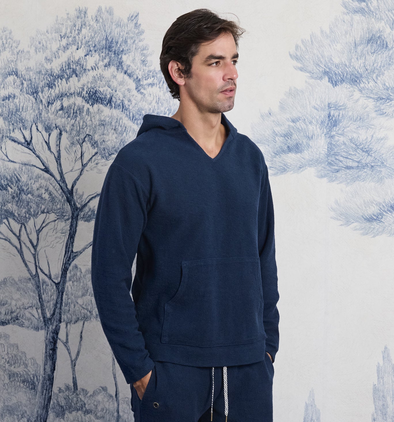 Organic Cotton Reverso Terry Baja Marina