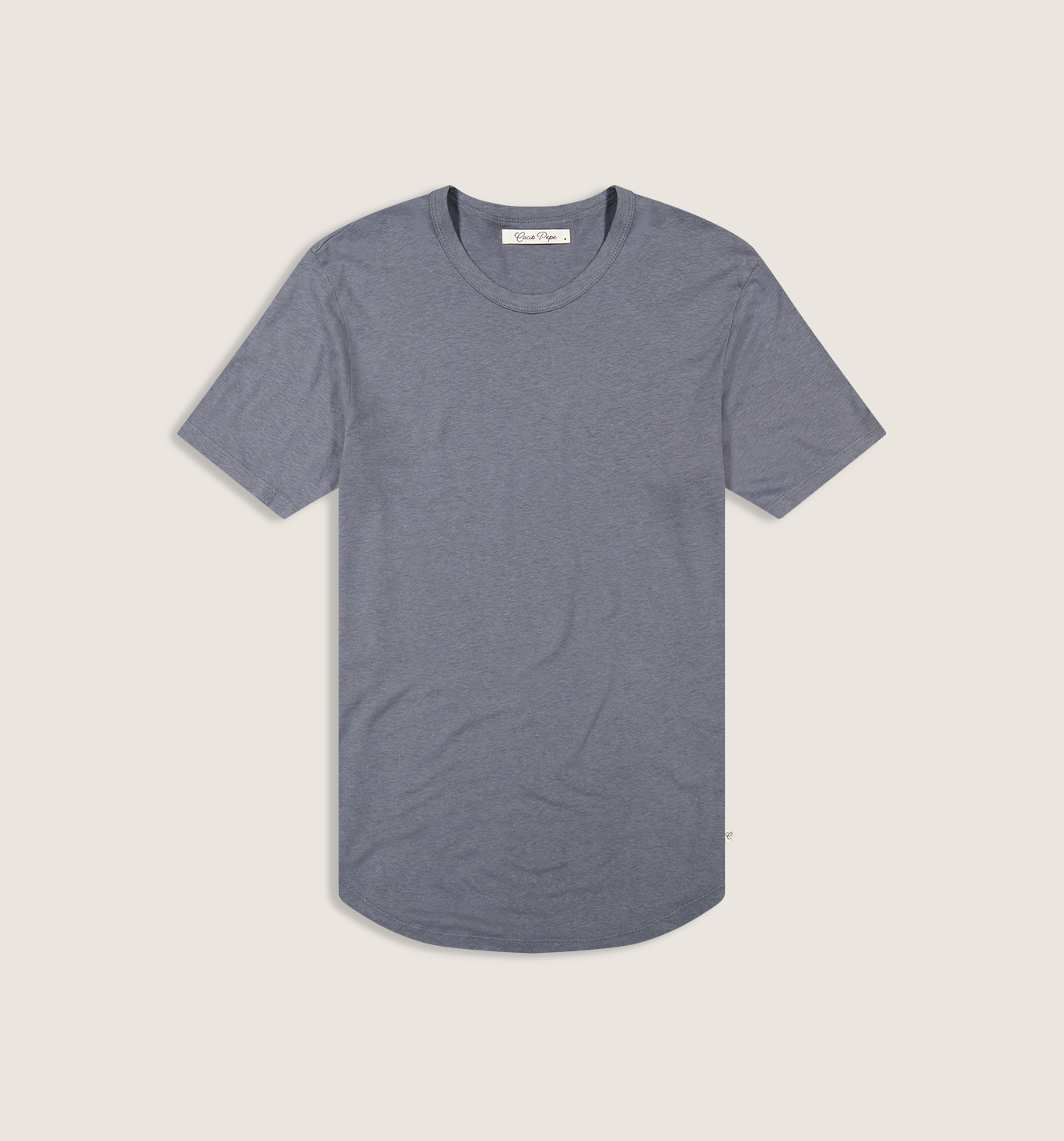 Hemp Cotton Camisa Crew Iron