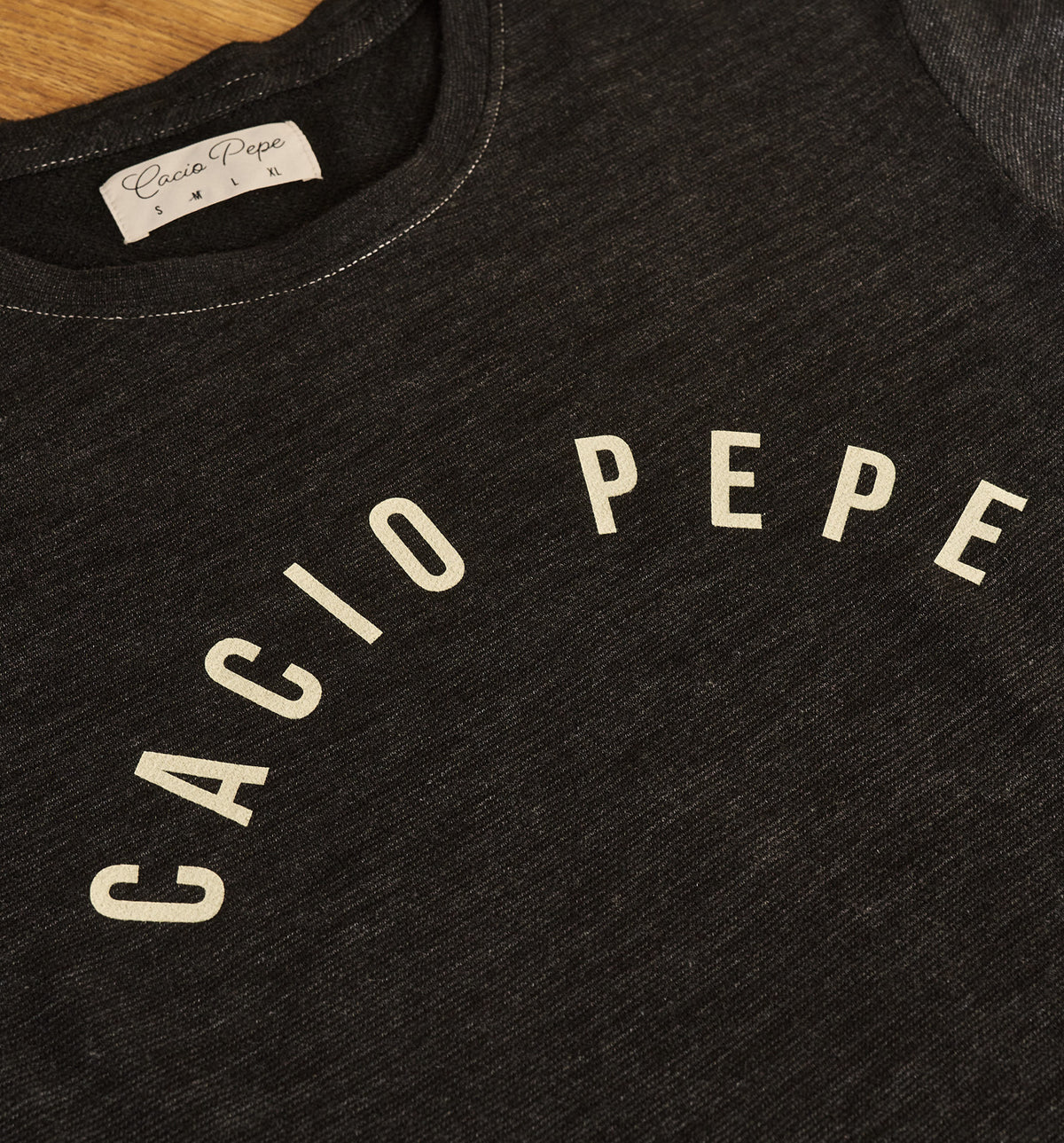 Overdyed Deadstock Arch Logo Classico Crew Black