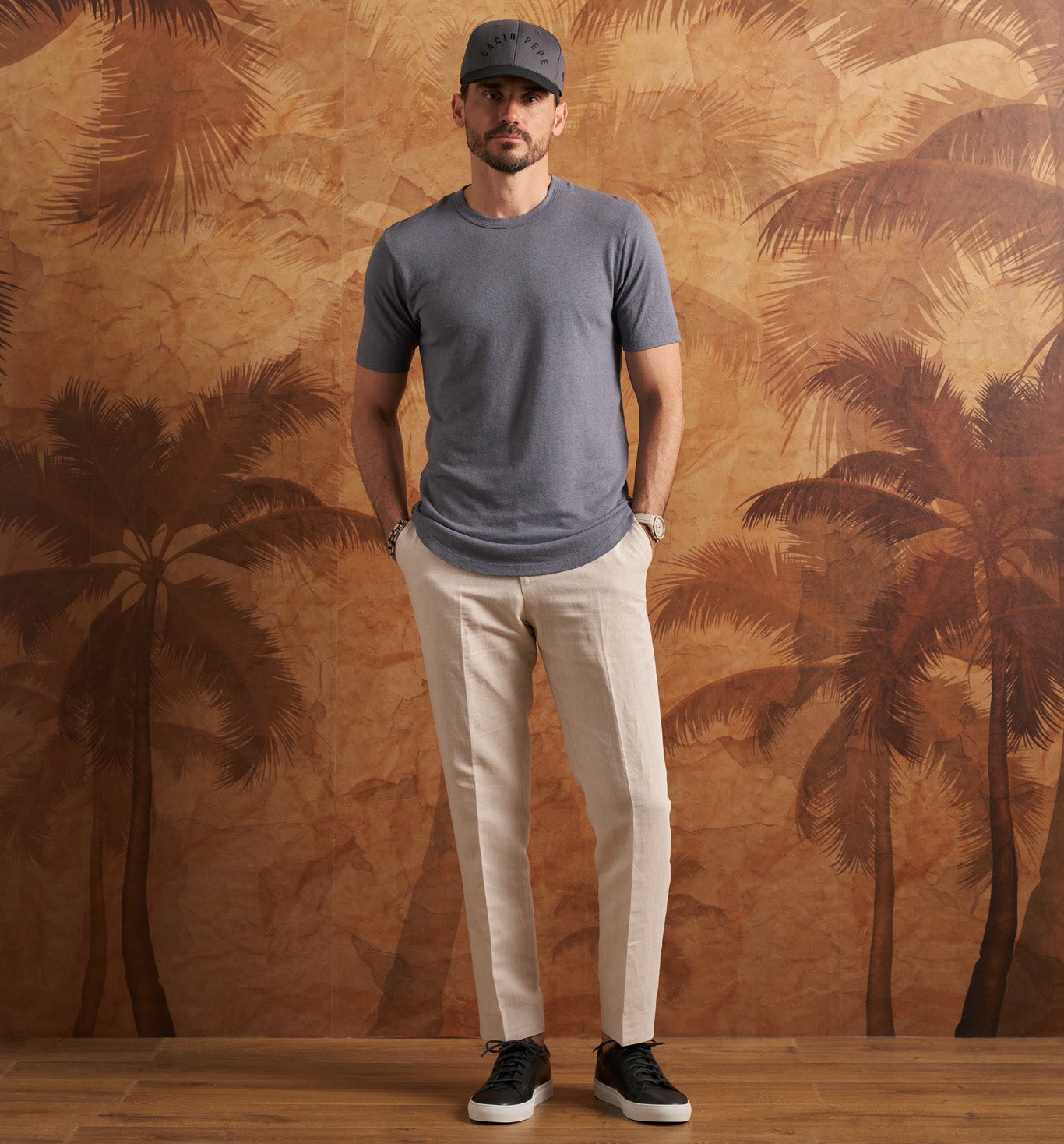 Hemp Cotton Camisa Crew Iron