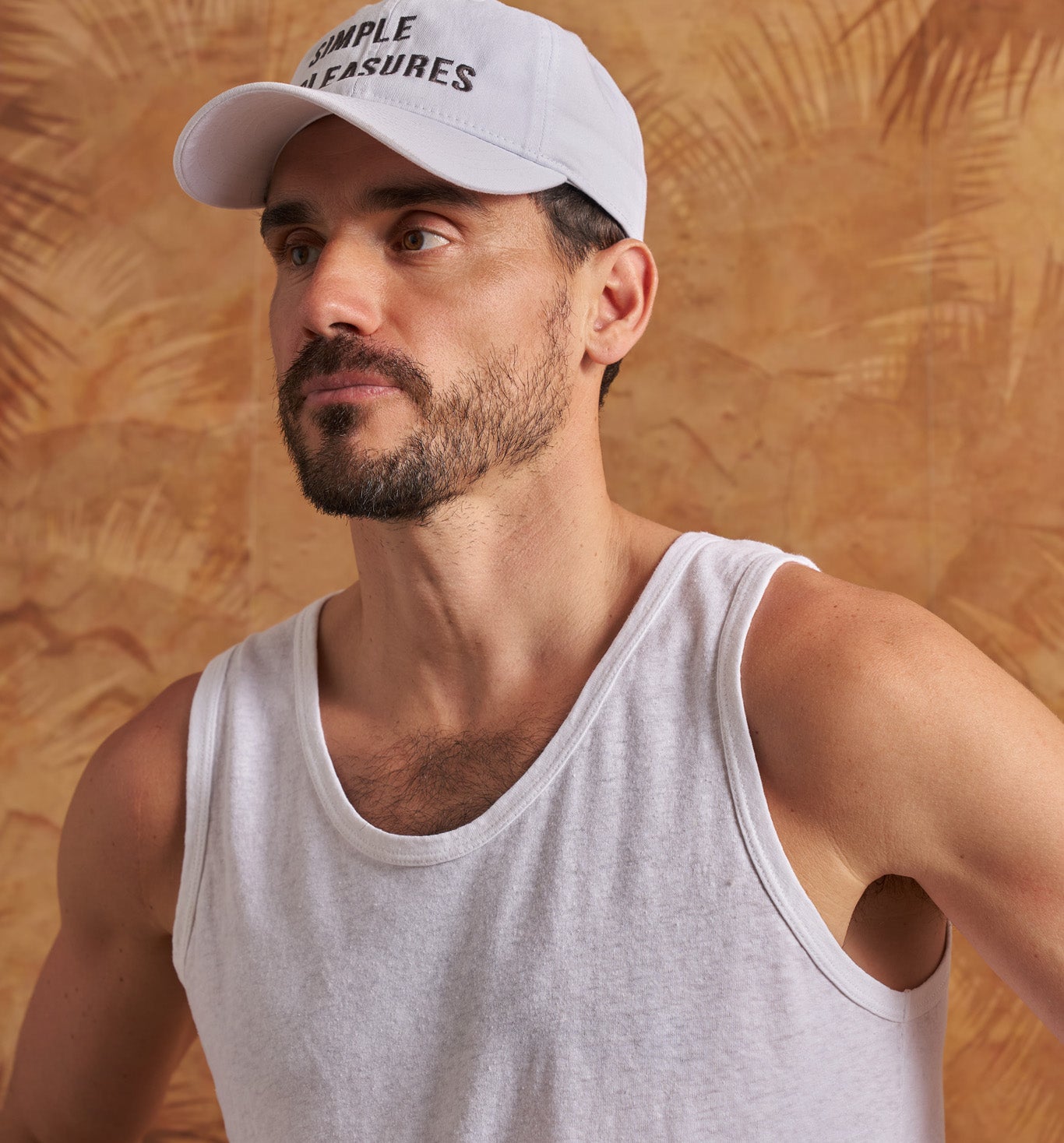 Hemp Cotton Camisa Tank Top White