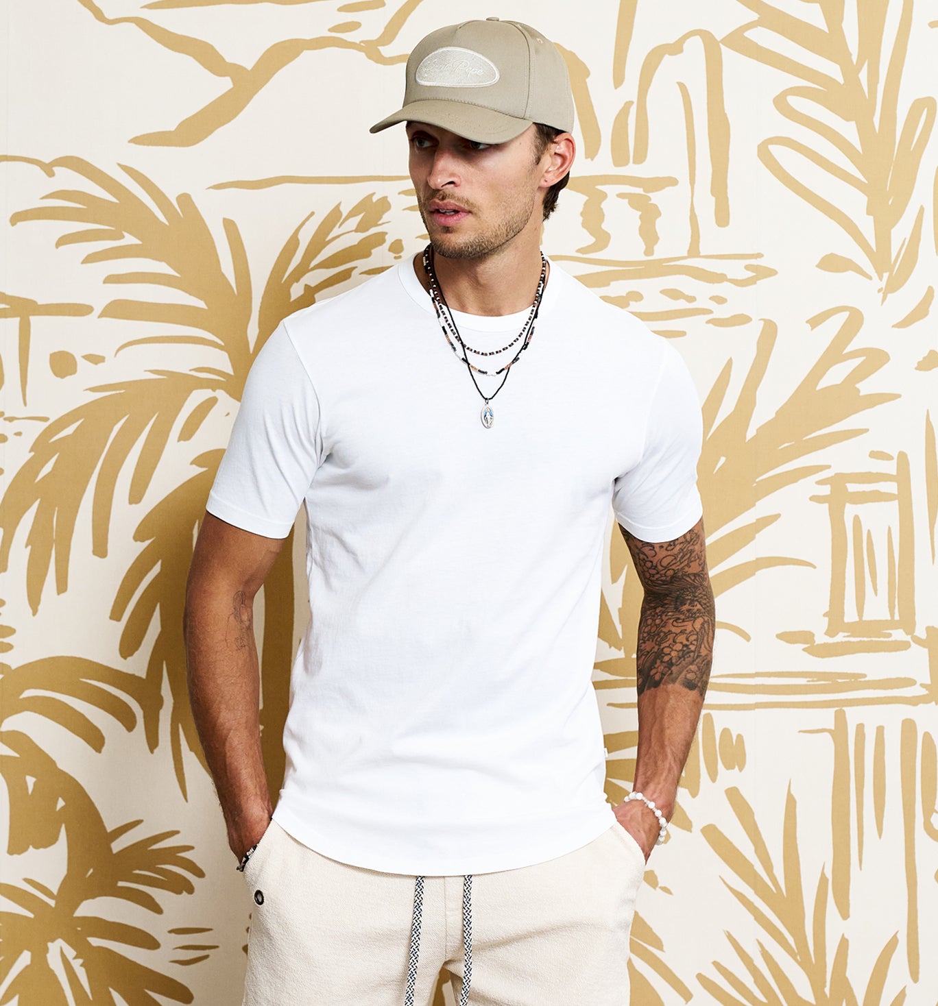 Organic Cotton Camisa Crew White