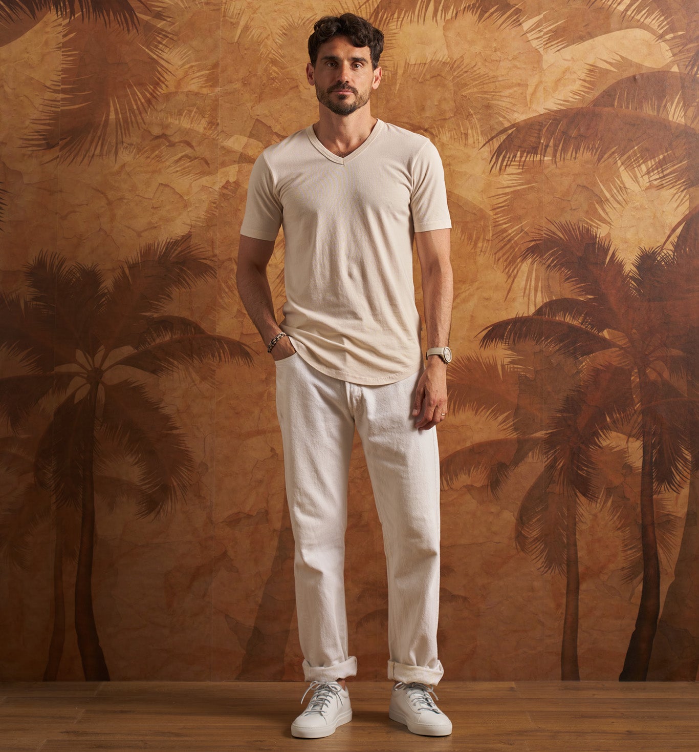 Organic Cotton Camisa V Pasta