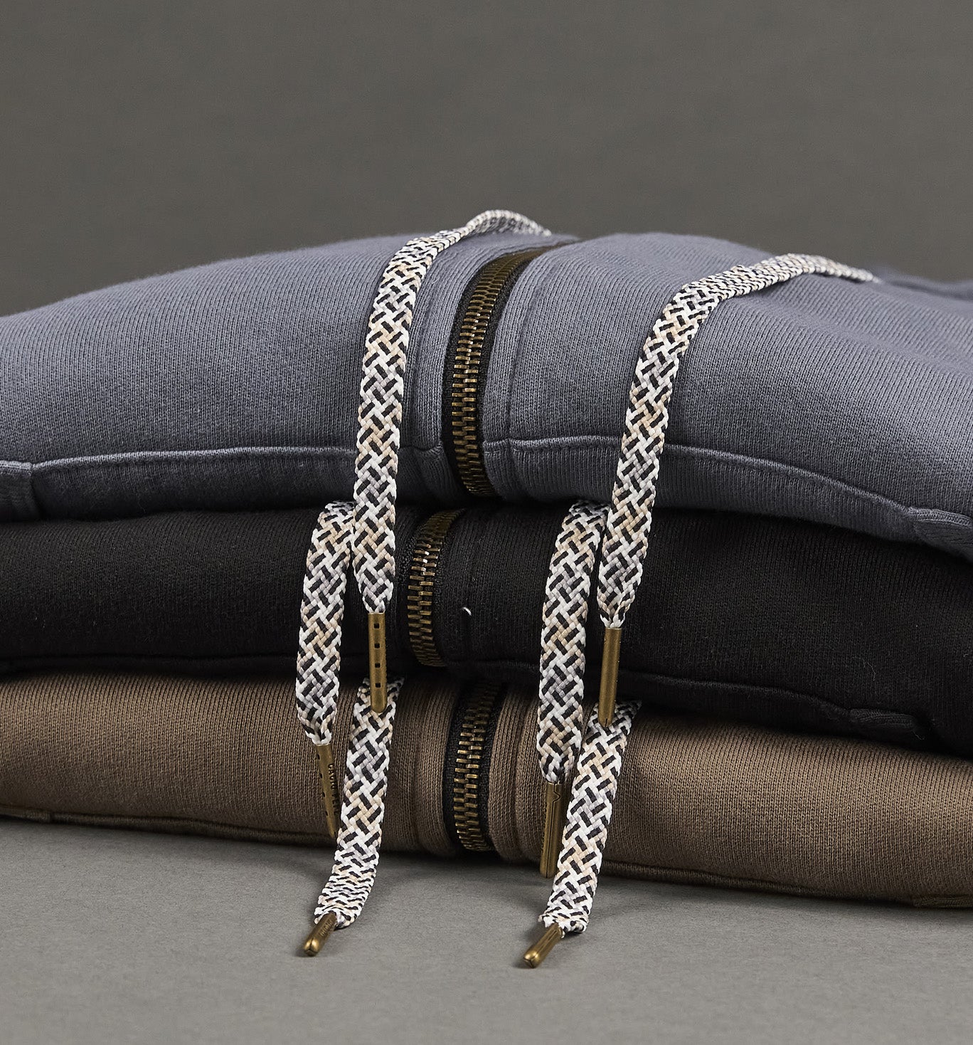 Organic Cotton Zip Hoody Iron