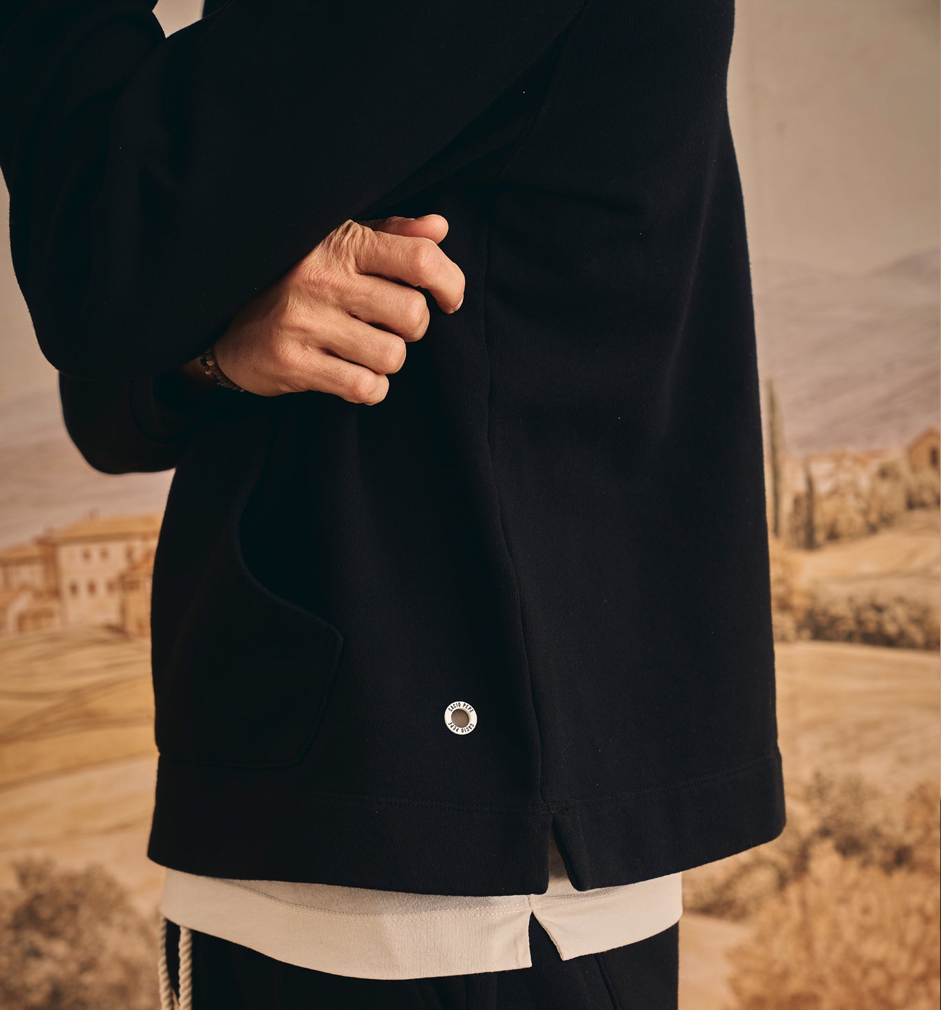 Organic Cotton Classico Hoody Black