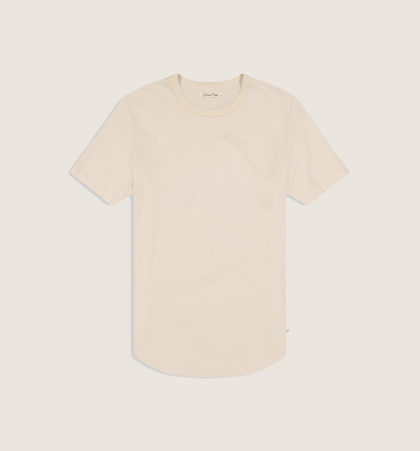 Organic Cotton Camisa Crew Pasta