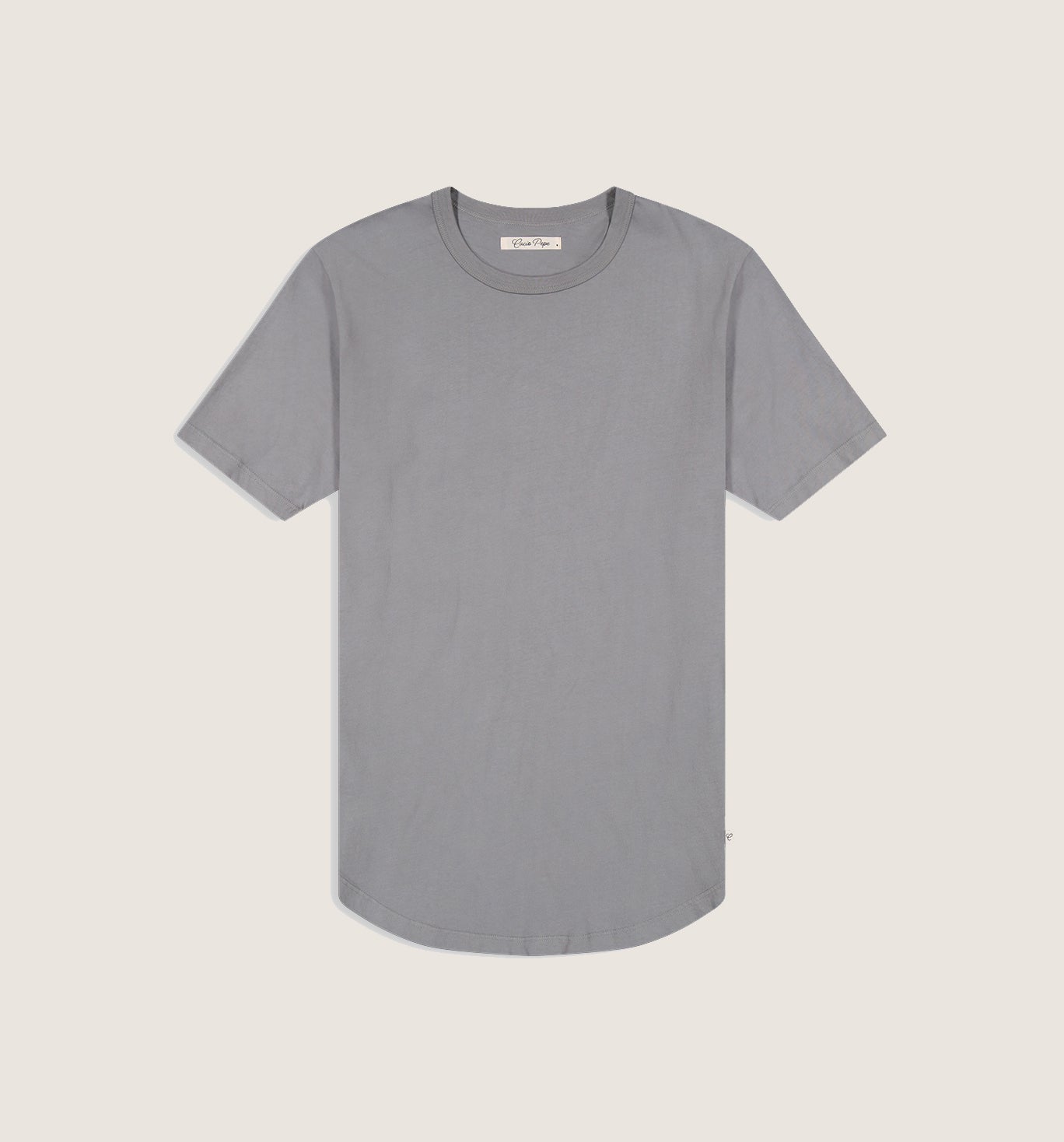 Organic Cotton Camisa Crew Slate