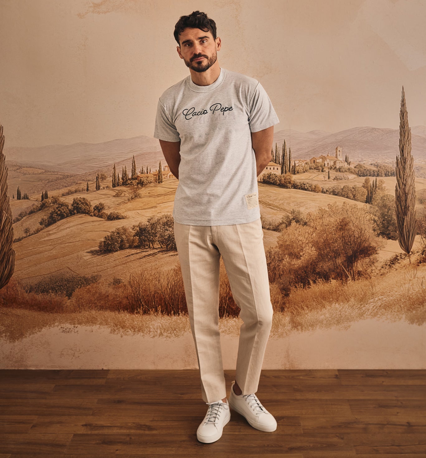 Vintage Logo Tee Heather Grey