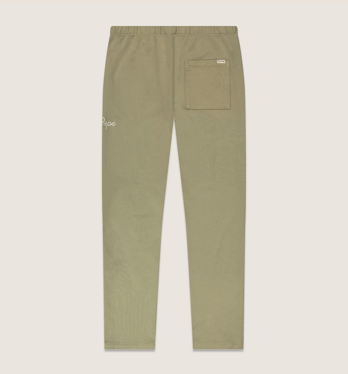 Organic Cotton Logo Chino Sweatpant Honey