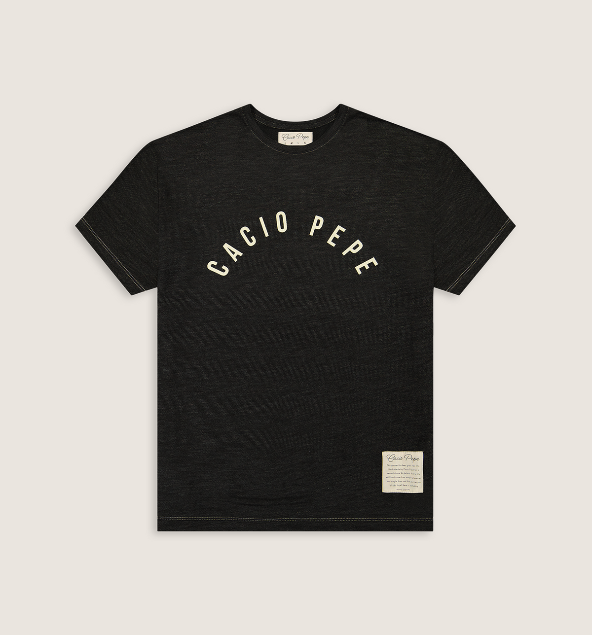 Overdyed Deadstock Arch Logo Classico Crew Black