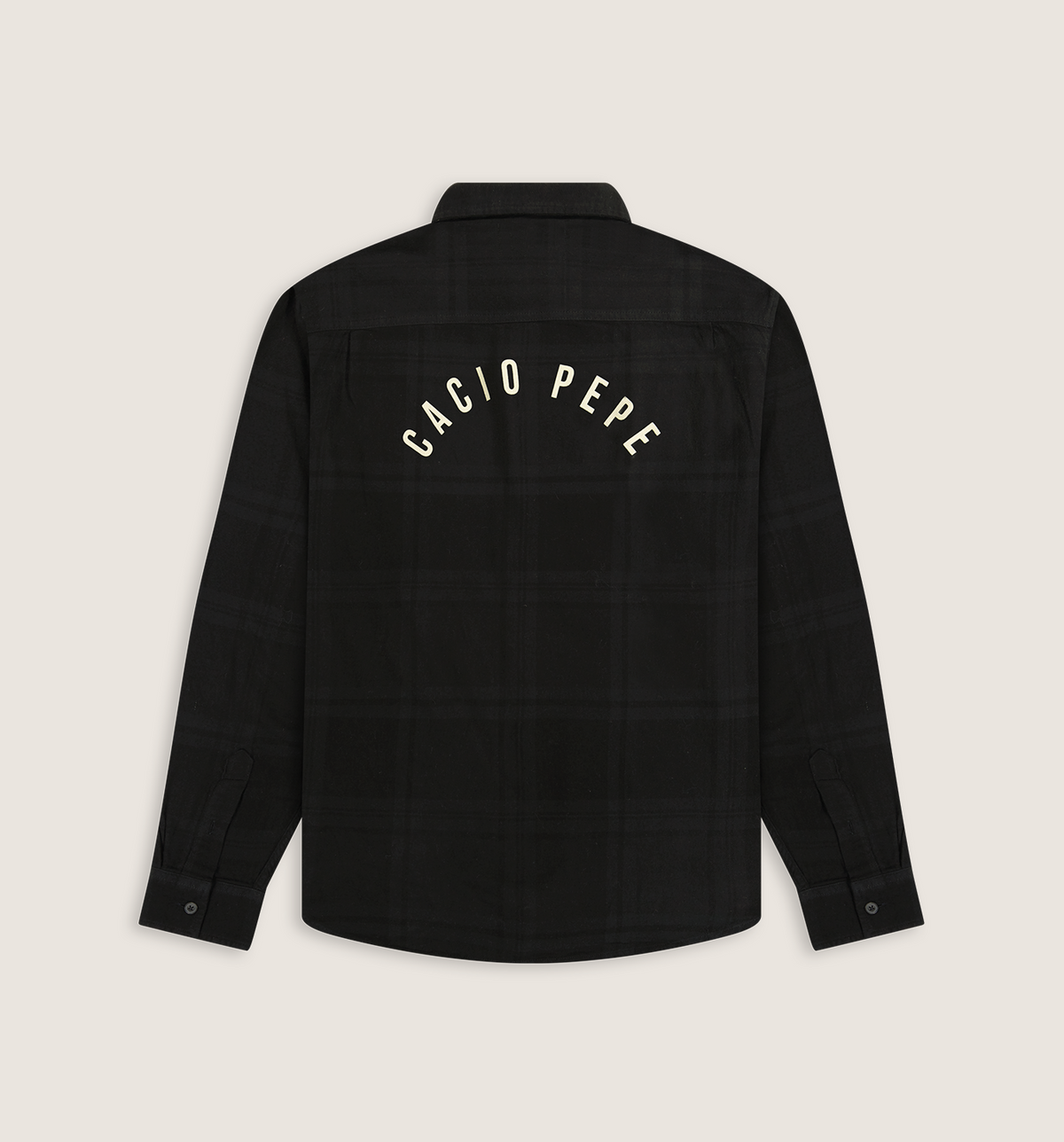 Overdyed Vintage Arch Logo Flannel Black