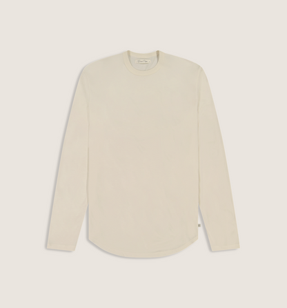 Organic Cotton L/S Camisa Crew Pasta