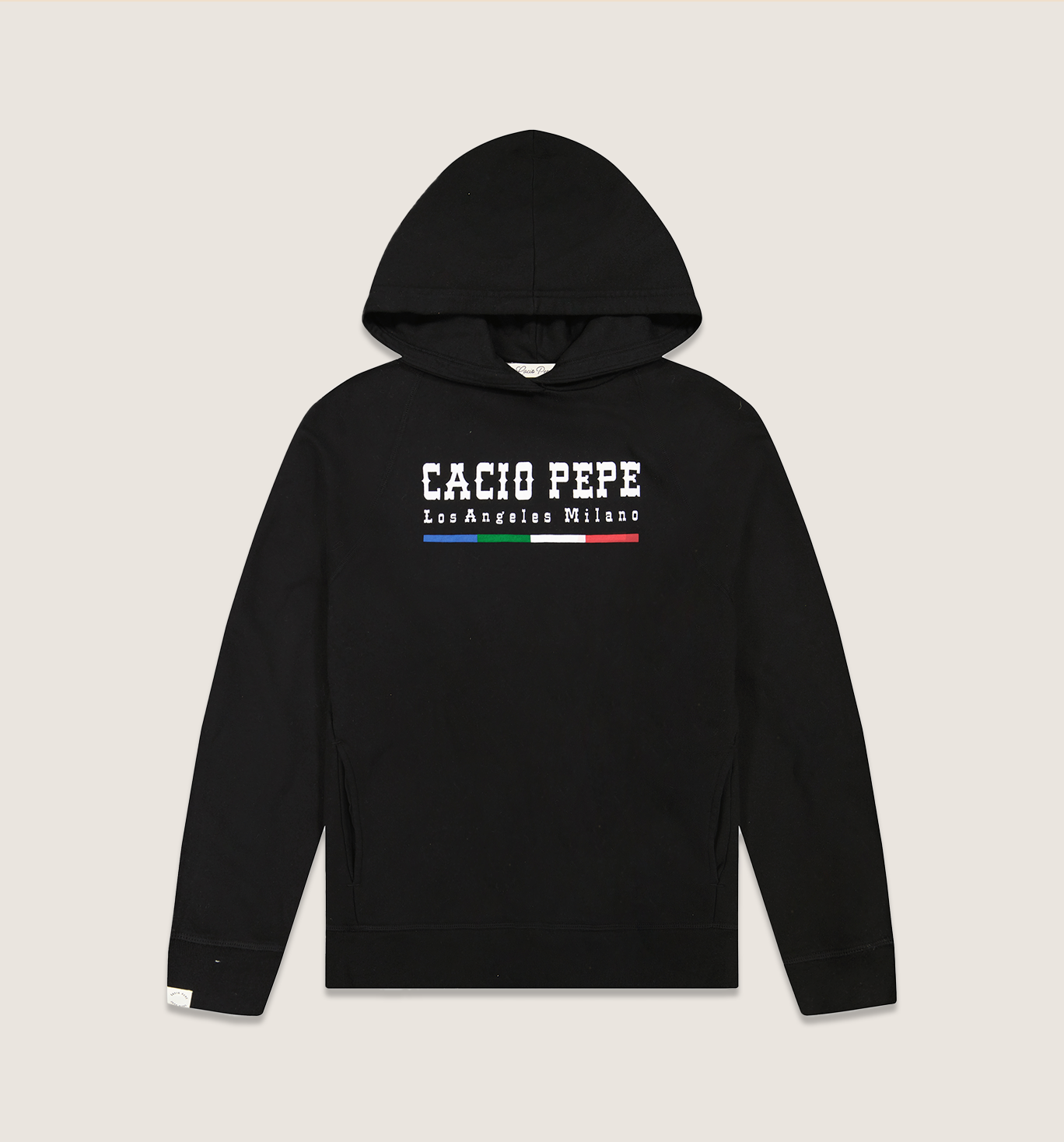 Organic Cotton Go West Hoody Black