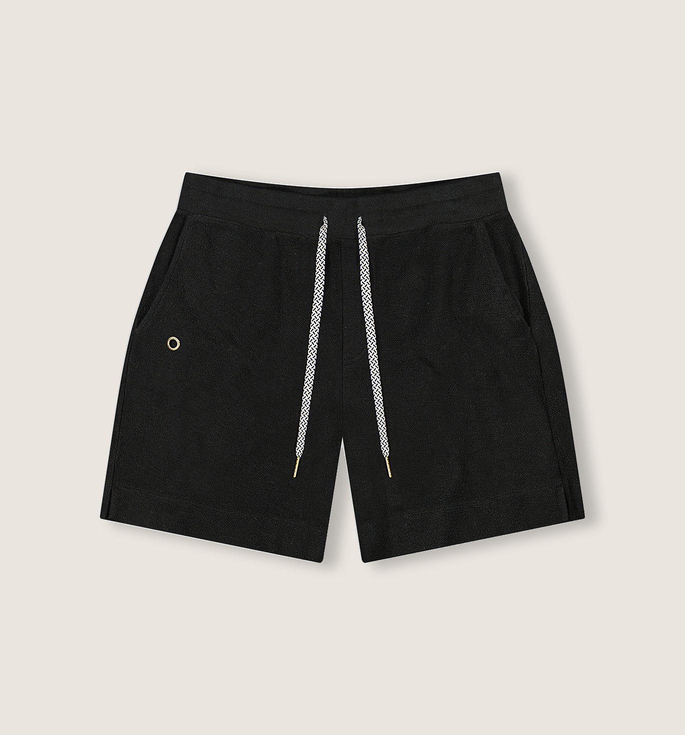 Organic Cotton Reverso Terry Short Black