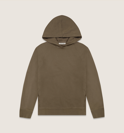 Organic Cotton Raglan Hoody Bronzo