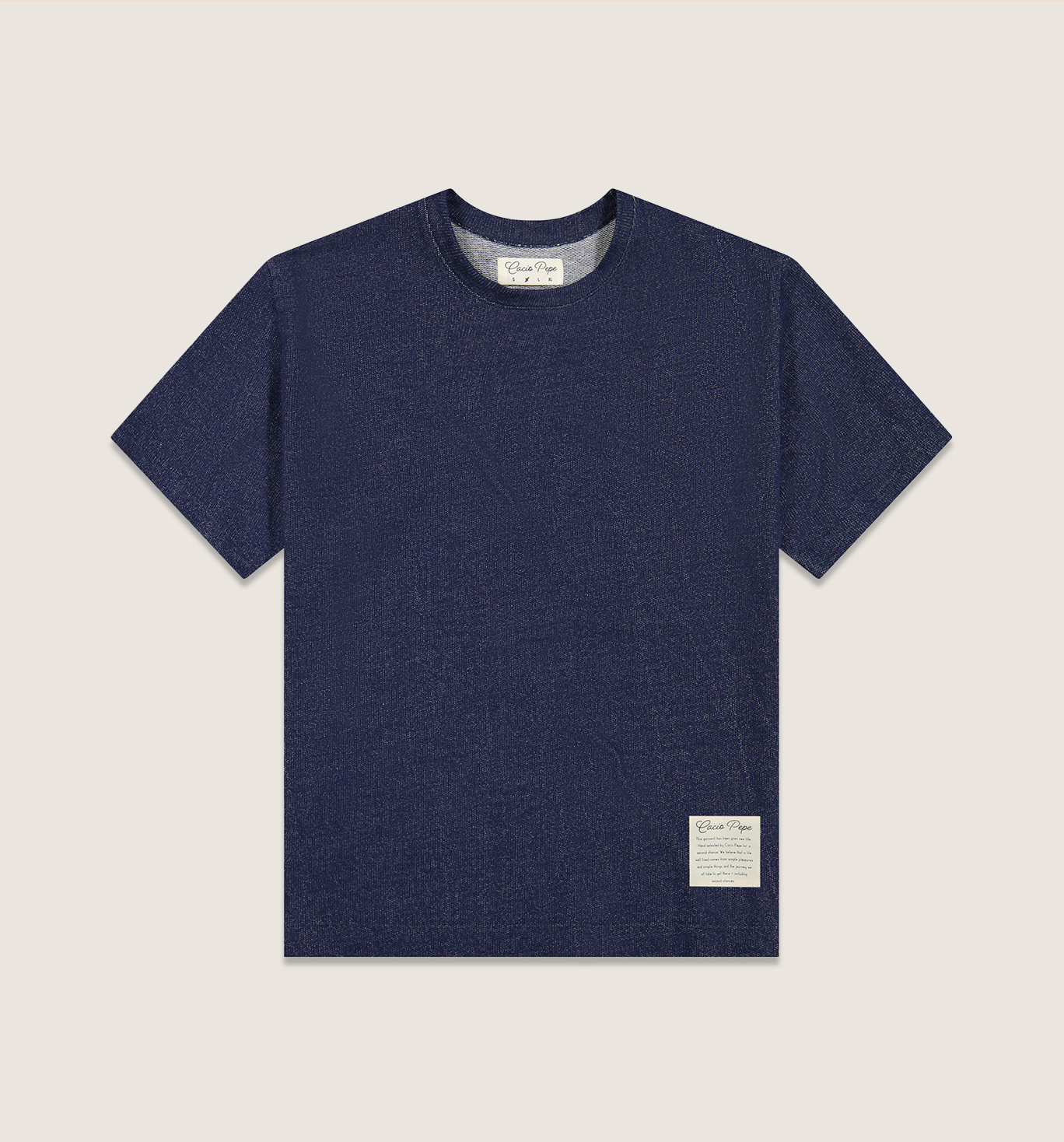 Deadstock Indigo Terry 89 Crew