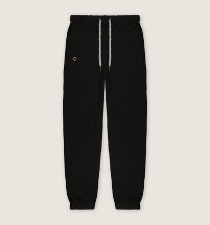 Organic Cotton Reverso Terry Sweatpant Black