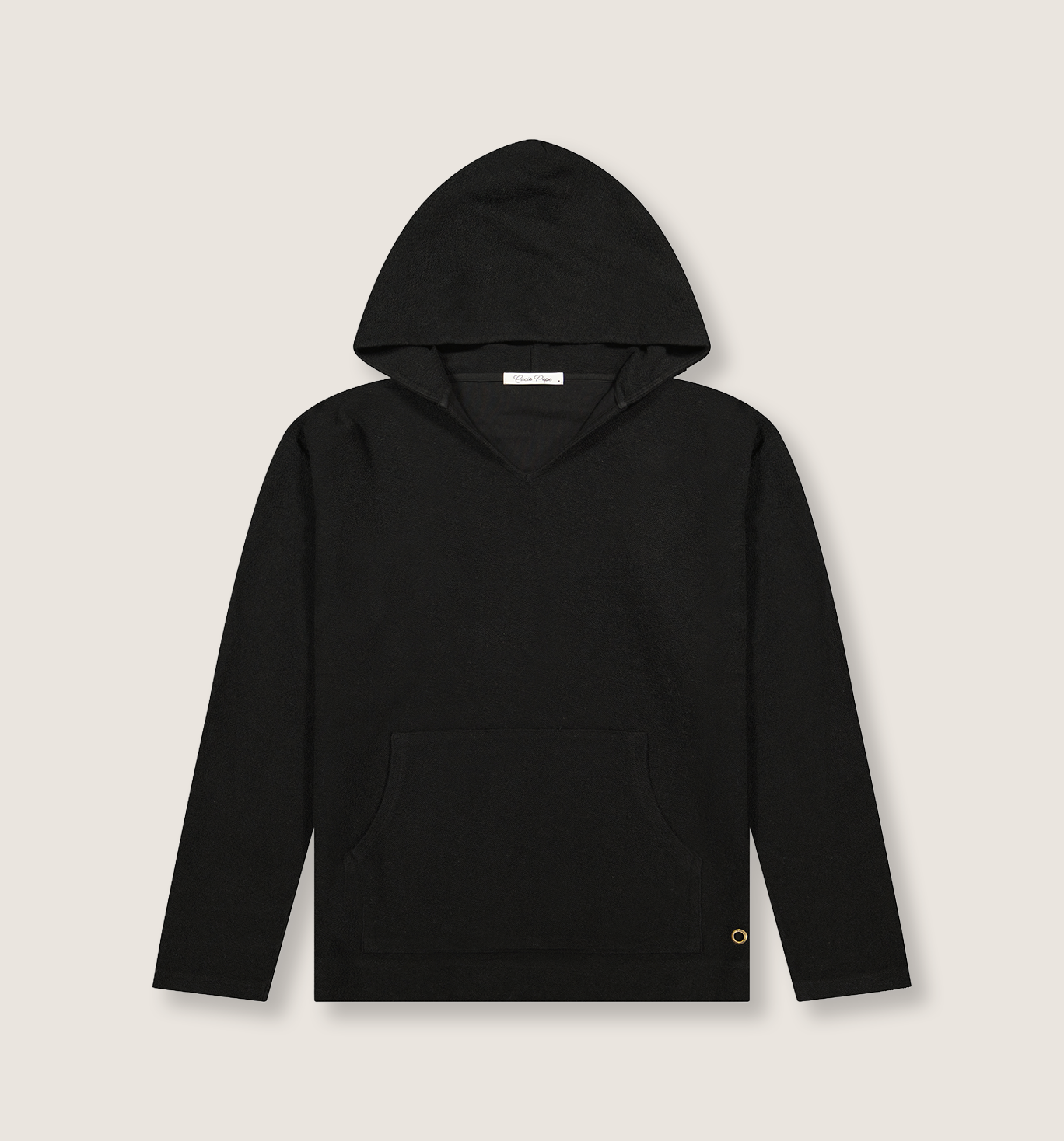 Organic Cotton Reverso Terry Baja Black