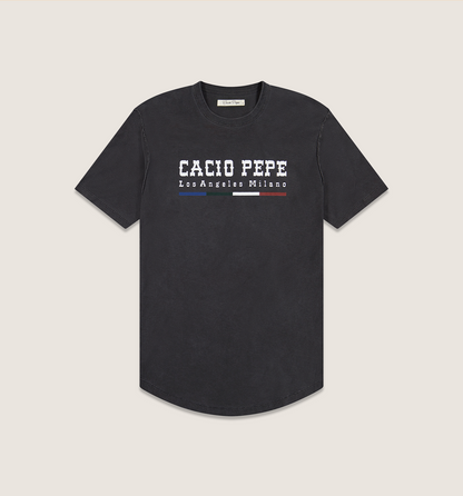 Organic Cotton Go West Camisa Crew Black