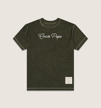 Overdyed Vintage Logo Tee Black