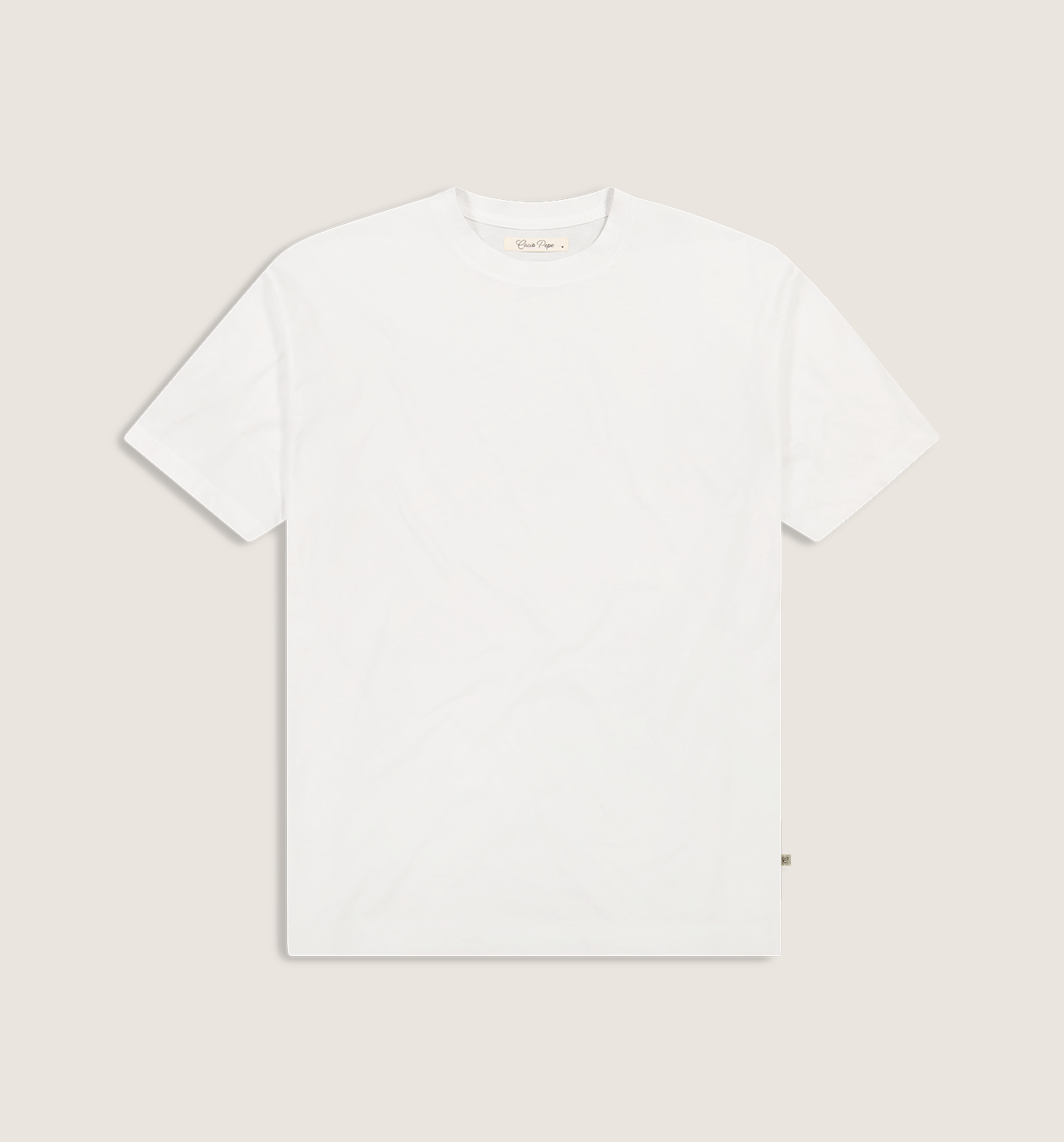 Recycled Poly 89 Crew White