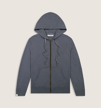 Organic Cotton Zip Hoody Iron