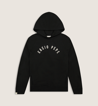 Organic Cotton Arch Hoody Black