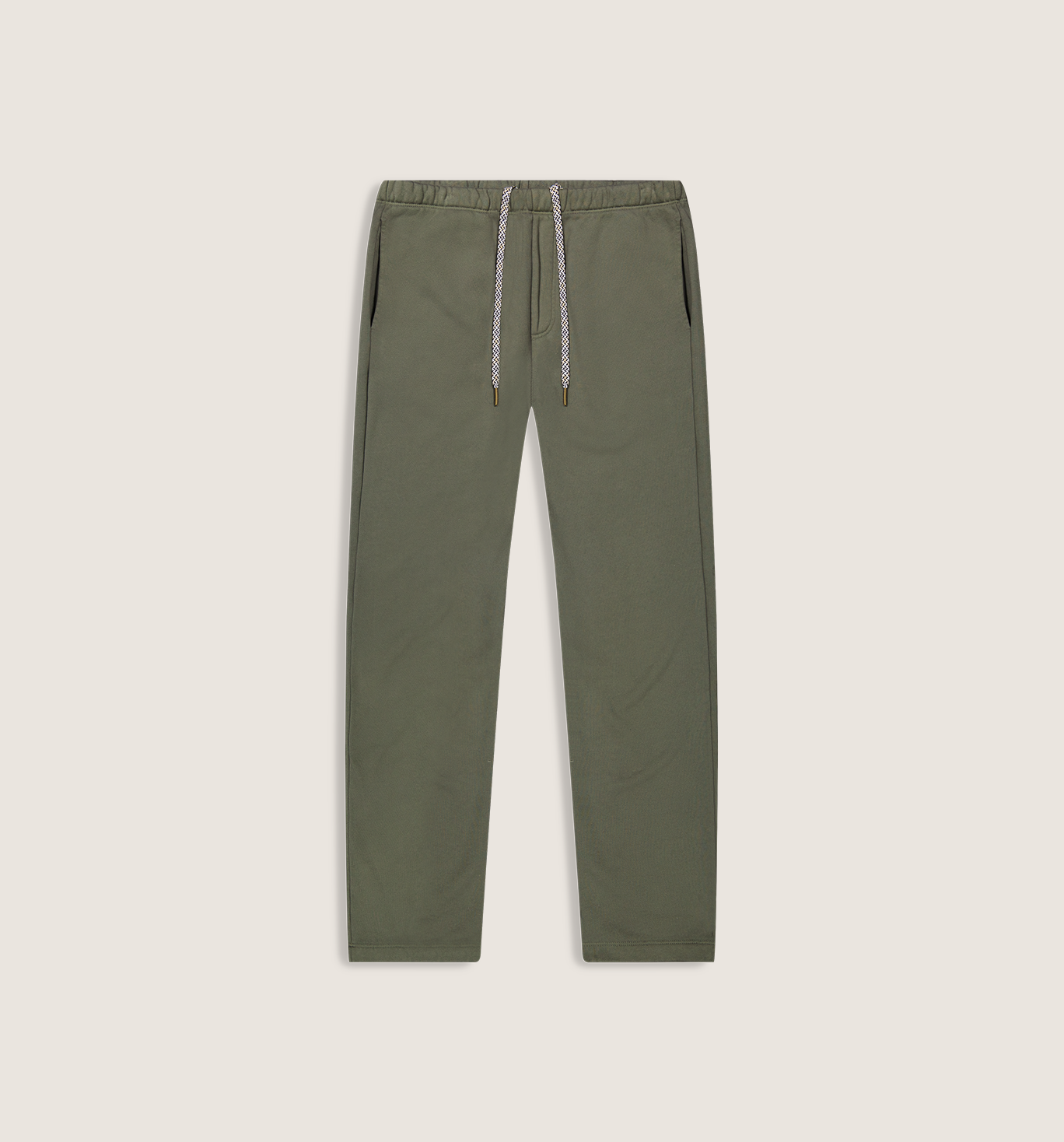 Organic Cotton Chino Sweatpant Olivo