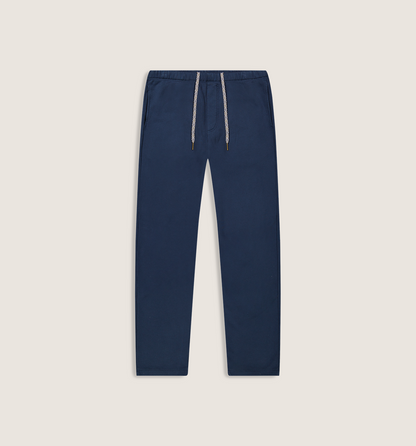 Organic Cotton Chino Sweatpant Marina