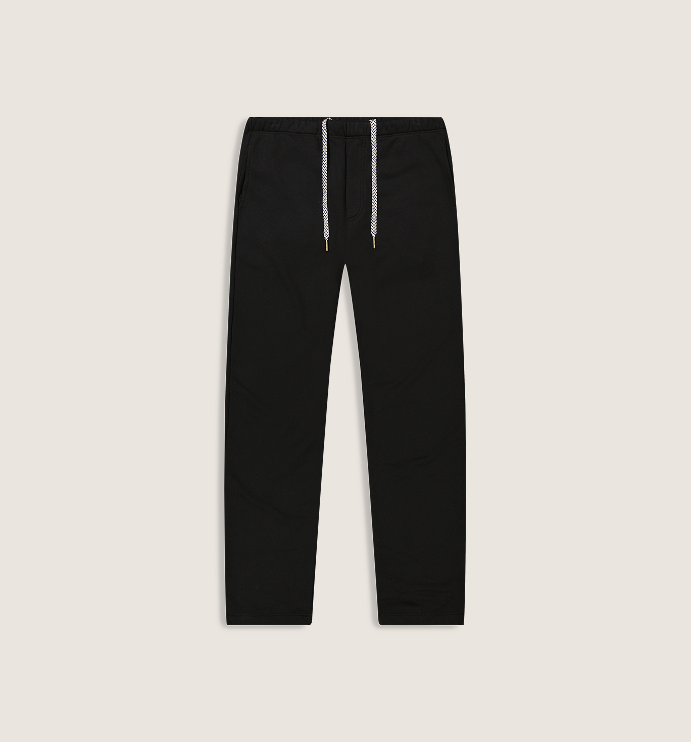 Organic Cotton Chino Sweatpant Black