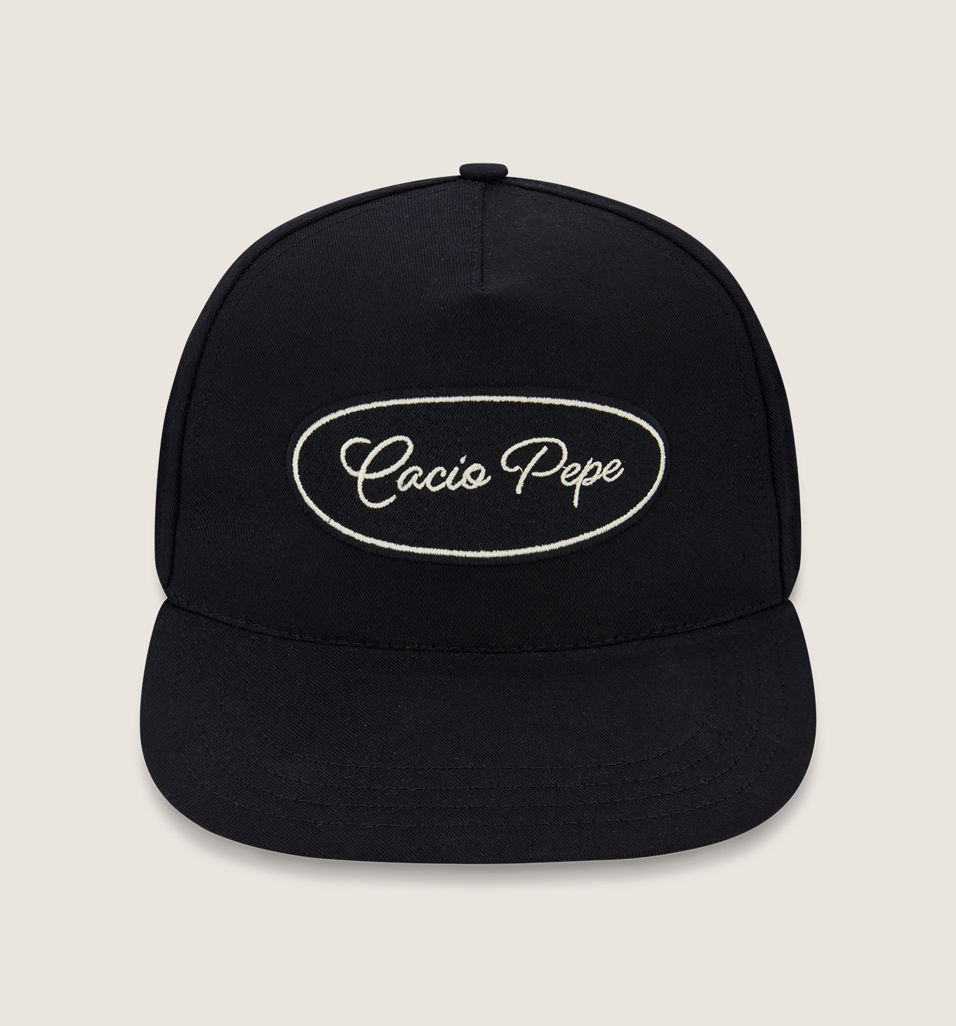 Cacio Pepe Patch Hat Black