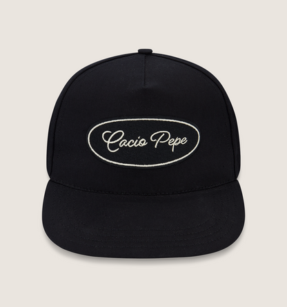 Cacio Pepe Patch Hat Black