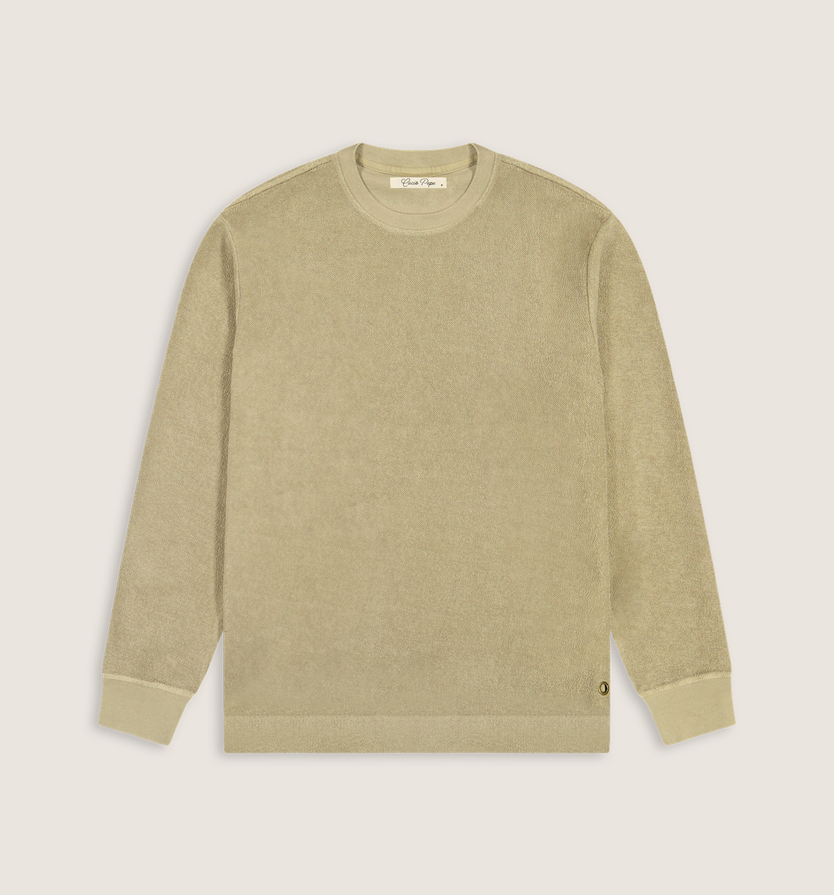Organic Cotton Reverso Terry Classico Sweatshirt Honey
