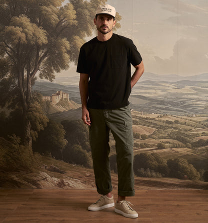NEW Organic Cotton 89 Pkt Crew Black