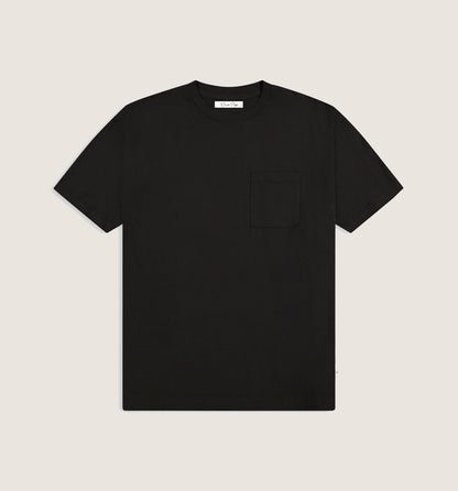 Organic Cotton 89 Pkt Crew Black