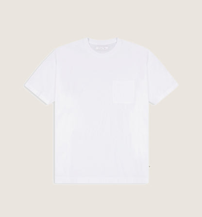 Organic Cotton 89 Pkt Crew White