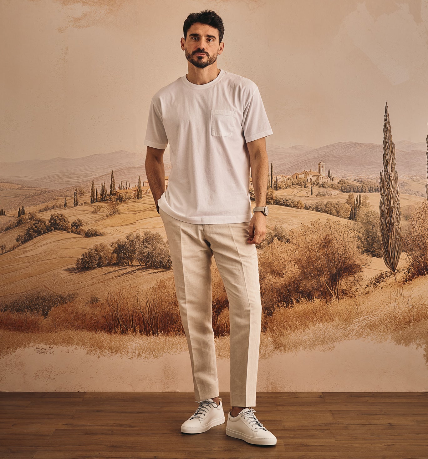 Organic Cotton 89 Pkt Crew White