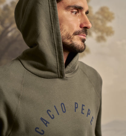 Organic Cotton Arch Hoody Olivo
