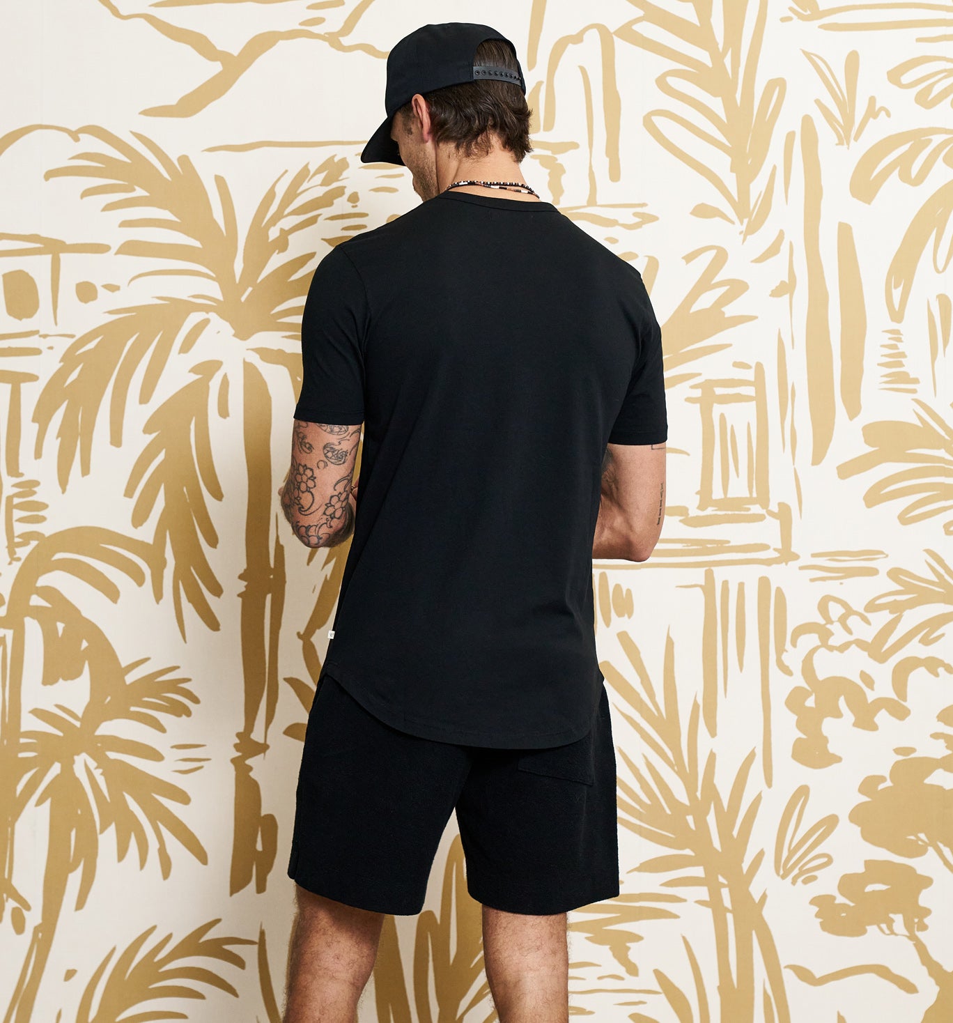 Organic Cotton Camisa Crew Black
