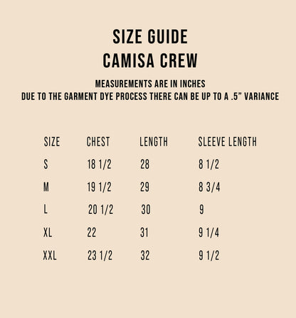 Organic Cotton Camisa Crew Marina