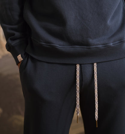 Organic Cotton Chino Sweatpant Marina