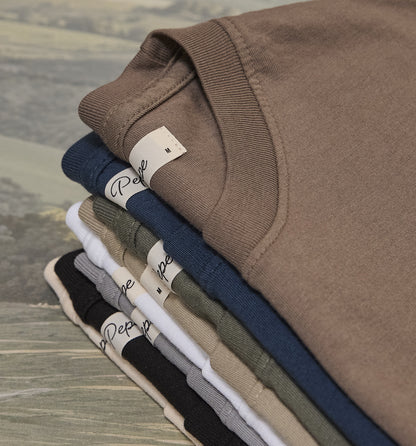Organic Cotton Classico Crew Olivo