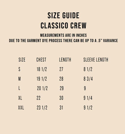 Organic Cotton Classico Crew Honey