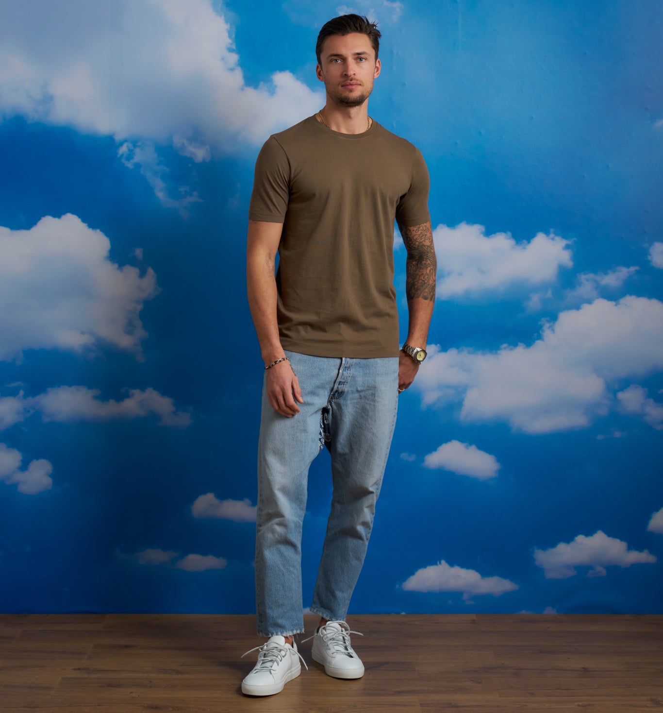 Organic Cotton Classico Crew Bronzo