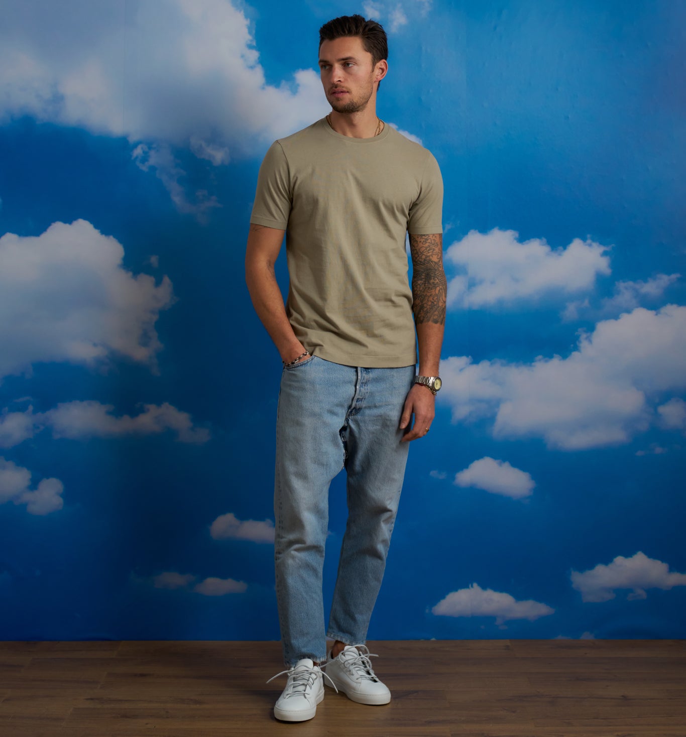 Organic Cotton Classico Crew Honey